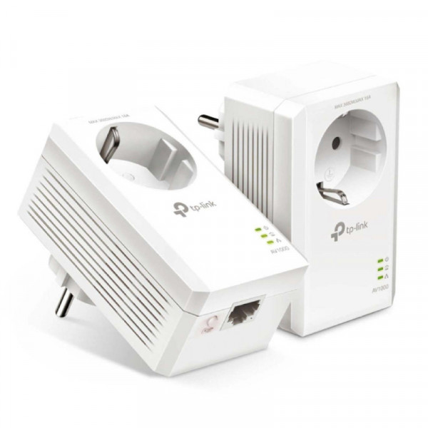 TP-Link TL-PA7017P KIT - Powerline Adapters - Zonder WiFi - 1000 Mbps - Wit