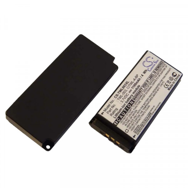 Accu voor Nintendo DSi, NDSi en NDSiL - 3,7V - 1100mAh - Grijs