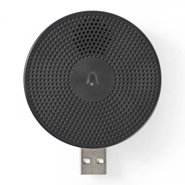 Slimme Wifi Videodeurbel Ontvanger - Draadloze USB Gong - Zwart