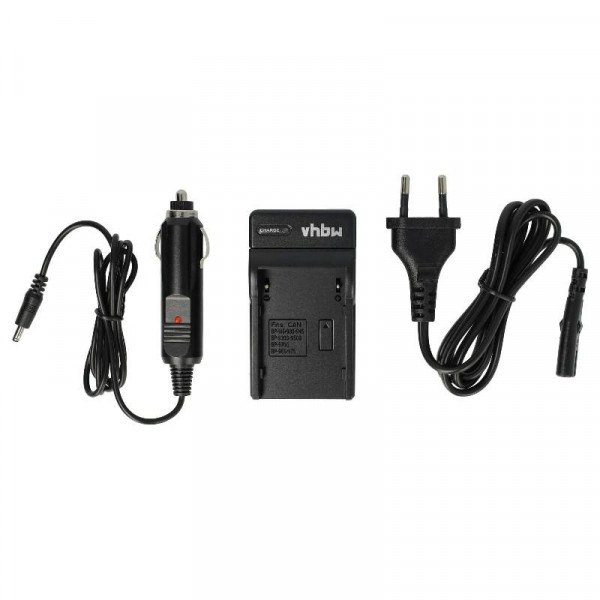 Accu oplader voor diverse Canon Legria HF (BP-911, 914, 915, 924, 927, 930, 941, 945 & 950) - Zwart