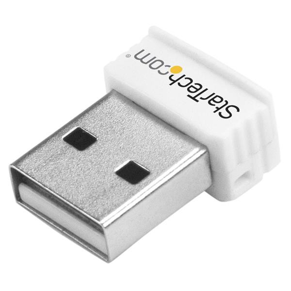 StarTech USB 150 Mbps Mini draadloze netwerkadapter - 802.11n/g 1T1R USB wifi-adapter - wit