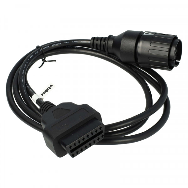 OBD2 Adapterkabel voor BMW motoren - 10 naar 16-pins - 1,5 meter - Zwart