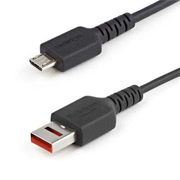 StarTech USB-A naar Micro USB-B Data Blocker kabel - USB 2.0 - 1 meter - Zwart