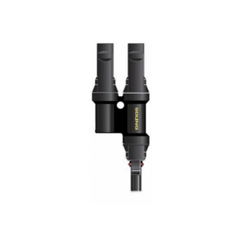 Solinq 41010BM  Solar Branche Y-connector 4mm 1x female naar 2x male