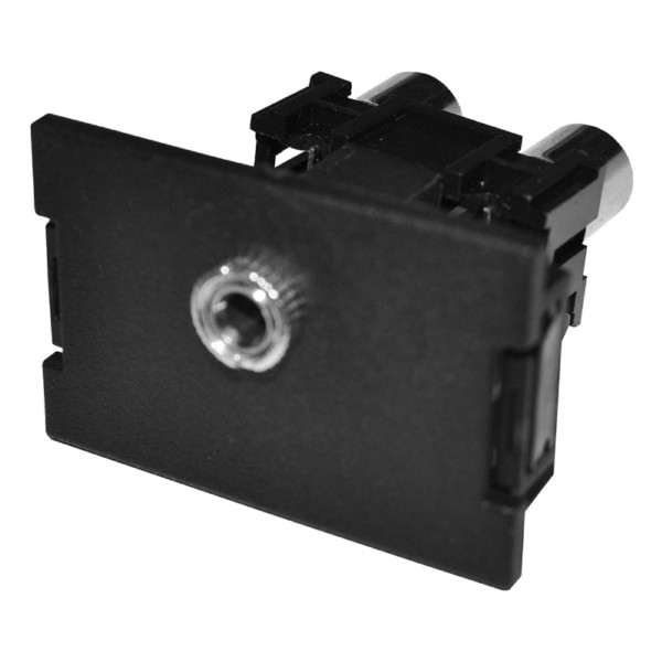 Plenty 3,5mm Stereo Jack uitbreidingsmodule voor Plenty Prolink Stekkerdoos - Zwart