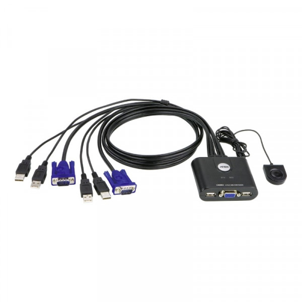 Aten CS22U 2-Poorts VGA+USB KVM Switch