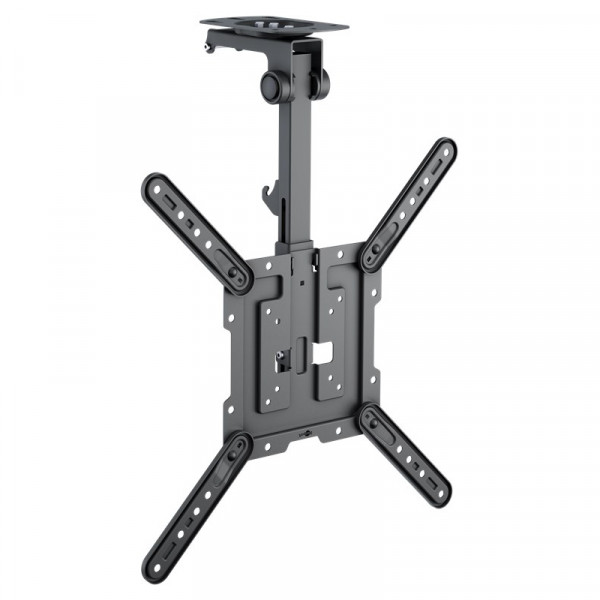 TV Plafondbeugel - 23-55 inch Scherm - Uitklapbaar en Draaibaar - Tot 20kg - Zwart