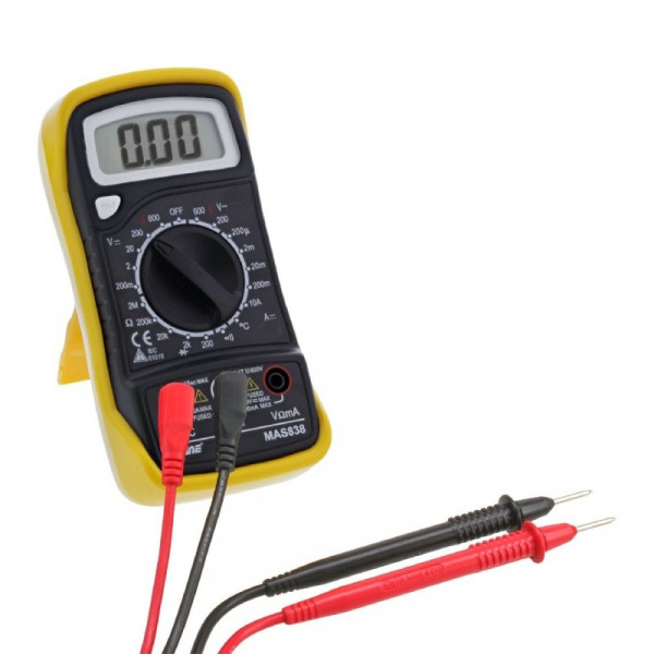 Inline Digitale Multimeter met temperatuur meting