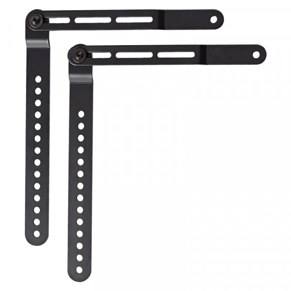 Set Universele Ophangbeugels voor Soundbar - Bevestiging aan TV - Tot 10kg - Zwart