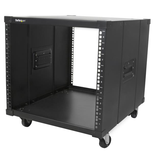 StarTech Draagbare server rack met handvaten - rolbare serverkast - 9U