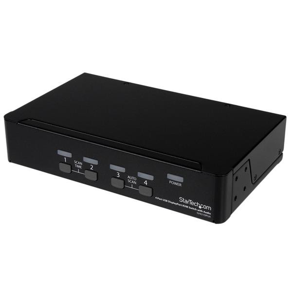 StarTech 4-poort USB DisplayPort KVM-switch met Audio