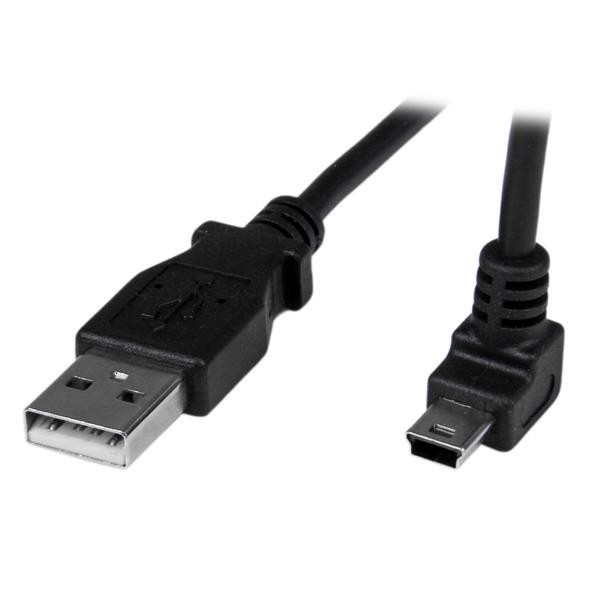 StarTech 1 m mini USB-kabel - A-naar-mini-B met opwaartse hoek