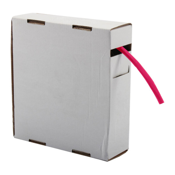 Krimpkous - 2:1 - 12,7 naar 6,35mm - 15 meter - Rood