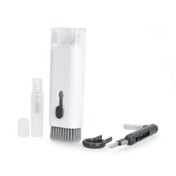 7-in-1 Scherm reinigingsset - 5ml Spray - Wit
