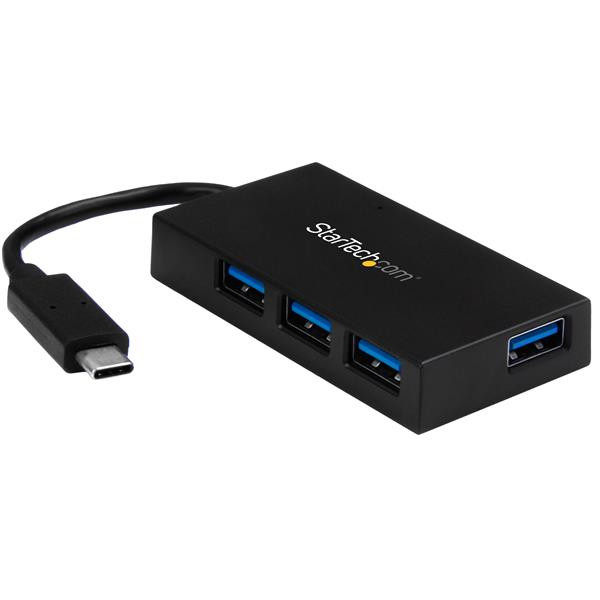 StarTech 4-poorts USB 3.0 Hub - USB-C naar 4x USB-A met power adapter