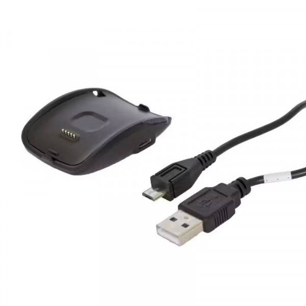 Oplader voor Samsung Gear S SM-R750 Fitness Tracker - 1 meter - Zwart