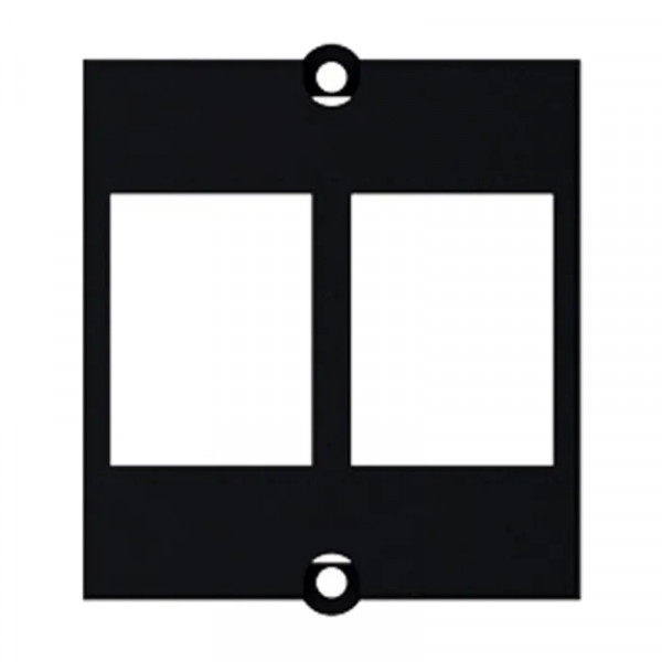 BACHMANN inbouwraam voor 2x keystone met metalen beugel