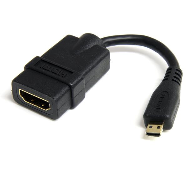 StarTech 12 cm High-speed HDMI-adapterkabel - HDMI-naar-HDMI Micro - F/M