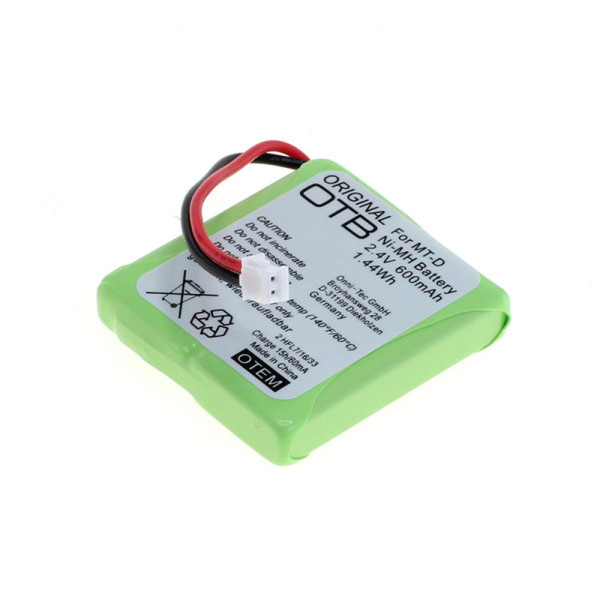 Accu voor AVM FRITZ!Fon MT-D - 2,4V - 600mAh - Groen