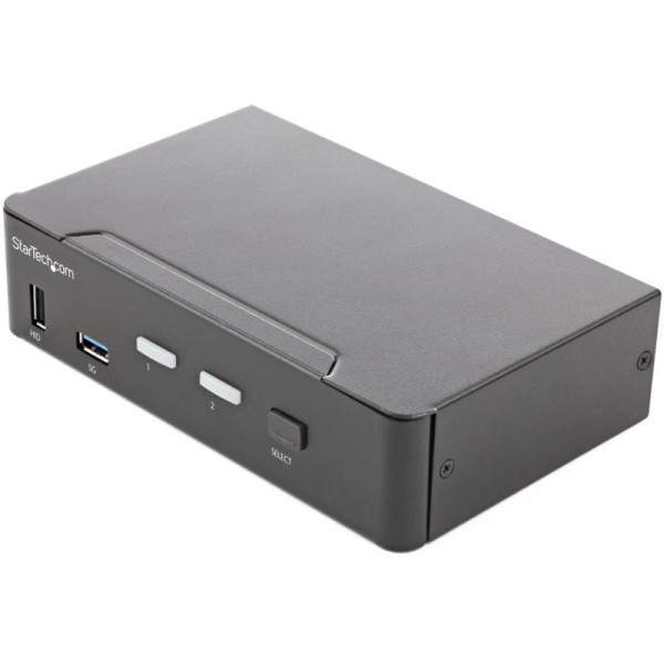 StarTech 2 Port Single Monitor KVM HDMI - 4K 60Hz - KVM Schakelaar met 2x USB 3.0