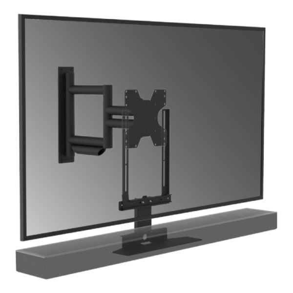 Cavus TV muurbeugel voor 26-65 inch - Full motion - Voor Loewe Klang Bar - Premium - 50kg - Zwart