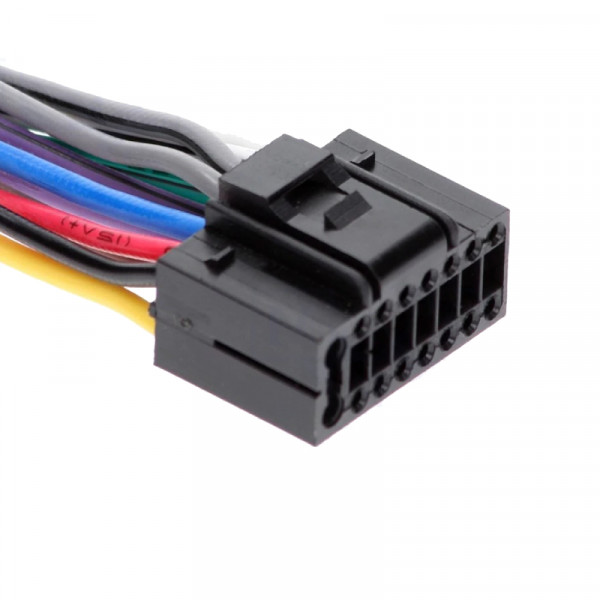 diepte plaag diefstal ISO kabel voor JVC autoradio - Diverse KD LX en MX - 16-pins - Open einde
