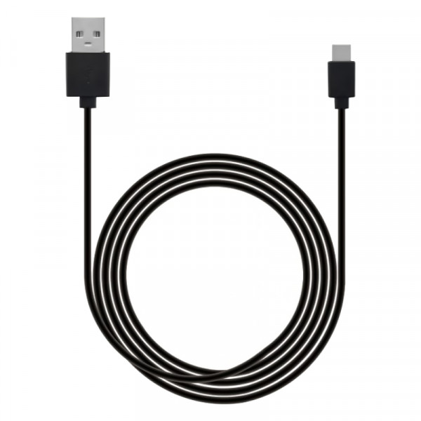 USB-A naar USB-C Kabel - USB 2.0 - Basic - 3 meter - Zwart