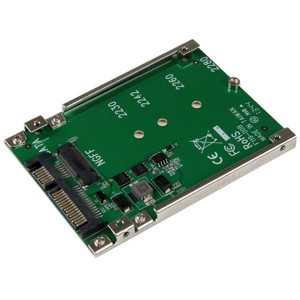 StarTech M.2 NGFF SSD naar 2,5 inch SATA-adapter / converter