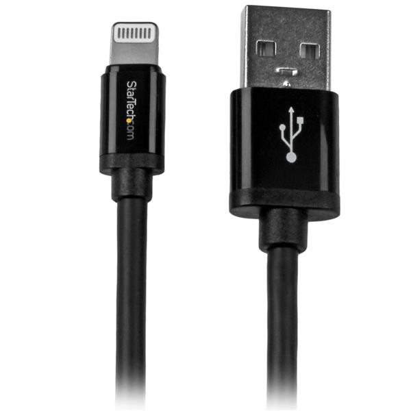 StarTech USB-A naar Lightning Kabel voor Apple - 2 meter - Zwart
