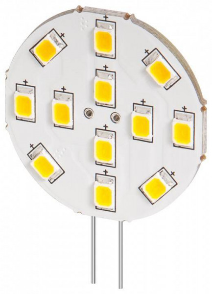 G4 LED lamp / inbouwspot rond - 2W koud wit