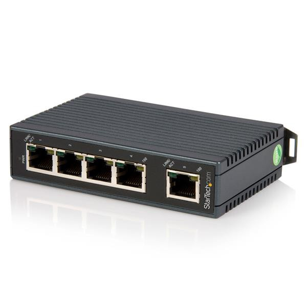 StarTech 5-poorts industriële Ethernet-switch - op een DIN-rail monteerbaar