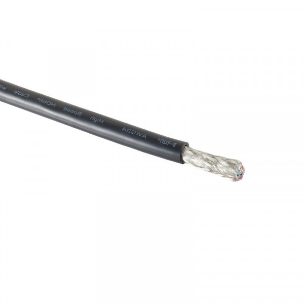 HDMI 2.0 Kabel - 24AWG - 100 meter - Zwart
