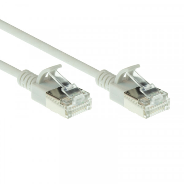FTP CAT6A Slimline 10 Gigabit Netwerkkabel - CU - 2 meter - Grijs