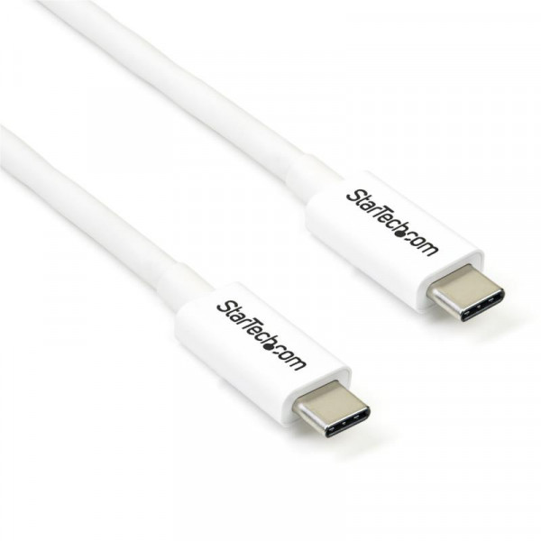 StarTech 2 meter Thunderbolt 3 USB-C kabel - 20 Gbps - wit