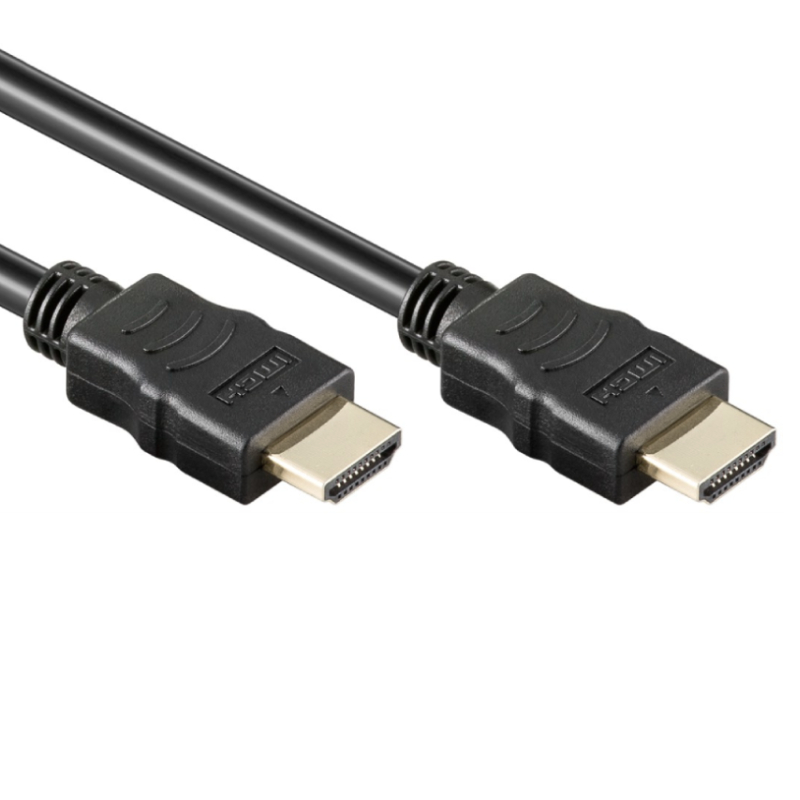 High Speed HDMI™-Kabel met Ethernet | HDMI™ Connector | HDMI™ Connector | 4K@30Hz | ARC | 10.2 Gbps | 20.0 m | Rond | PVC | Zwart | Label
