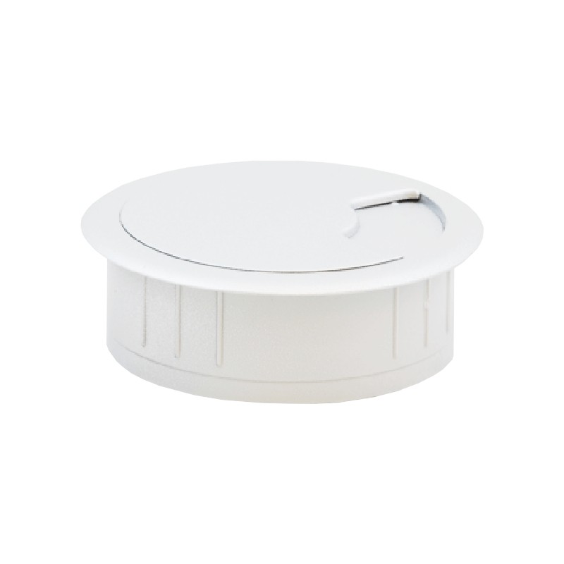 Bureaudoorvoer Kunststof 80mm Wit 2495d5c08237d147ce9f477a97c9a6b4