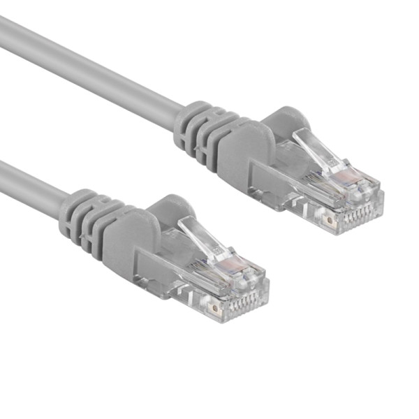 UTP CAT6A 10 Gigabit Netwerkkabel - CU - 1 meter - Grijs