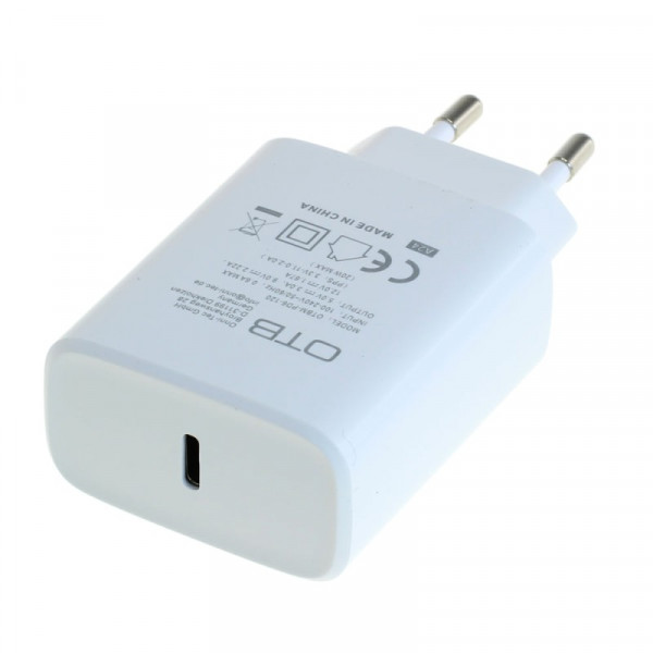 USB-C Oplader - 20W PD - Wit