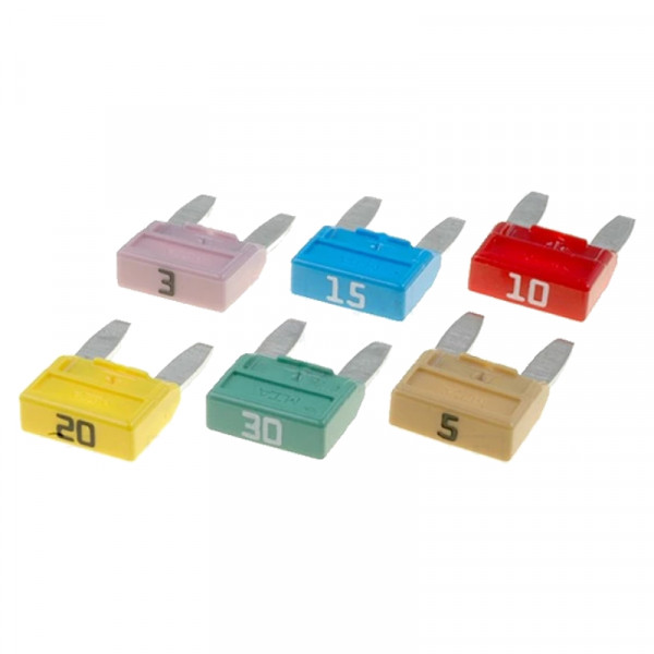 Mini Autozekering Assortiment - 6 stuks