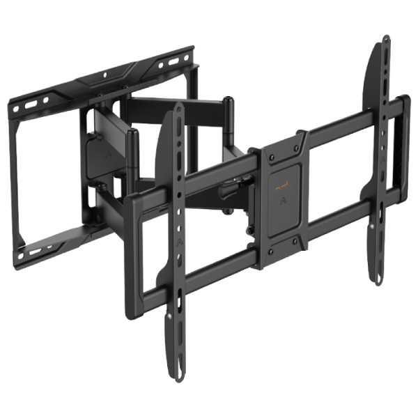 TV muurbeugel voor 37-90 inch - Full motion - Verstelknop voor kantelen - Tot 75kg - Zwart