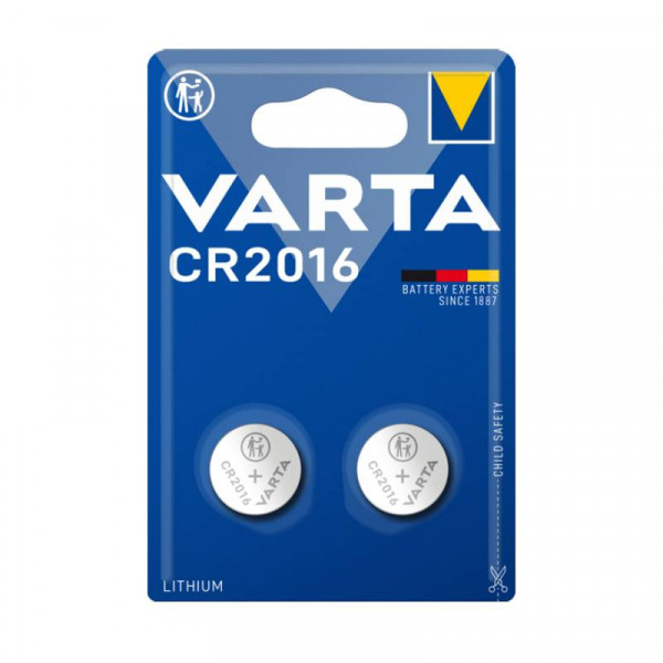 VARTA 2x CR2016 Batterij - Lithium - 3V