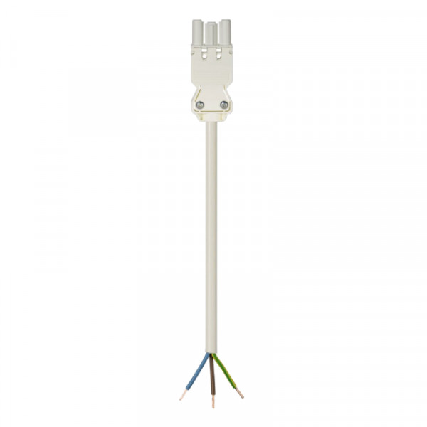 Wieland Aansluitsnoer - GST18-3® (v) naar Open Einde - 3G1,50mm² - 1 meter - Wit