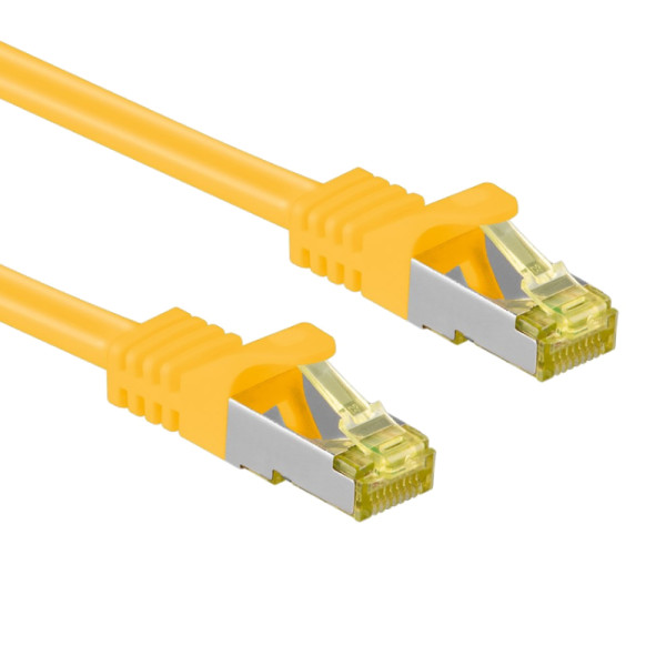 S/FTP CAT7 10 Gigabit Netwerkkabel - CU - 15 meter - Geel
