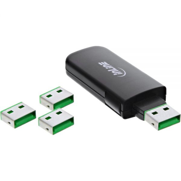 InLine USB Portblocker 4 poorten