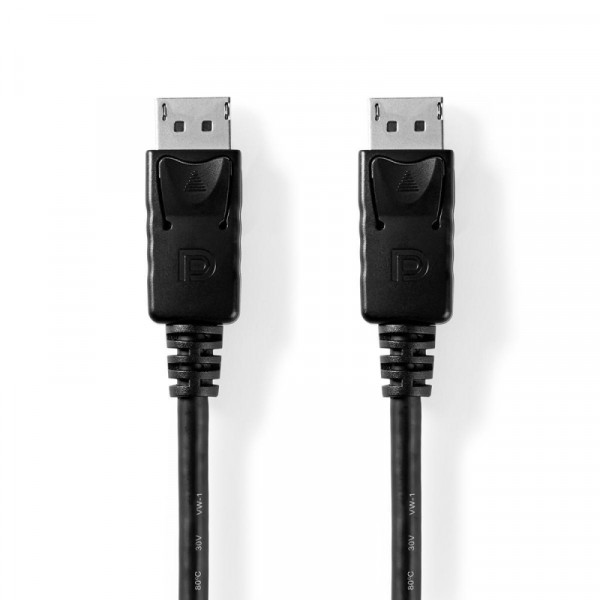 DisplayPort v1.1 Kabel - 4K 30Hz - 3 meter - Zwart