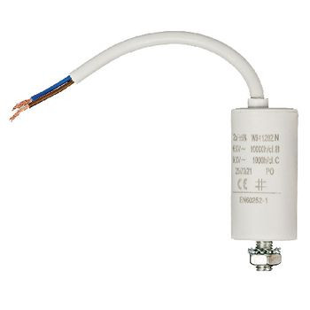 Condensator - 2 uF - Maximaal 450V - Met kabel