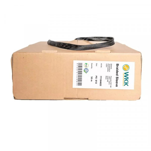 Flexibele PET Kabelsleeve - 50-80mm - 25 meter - Zwart