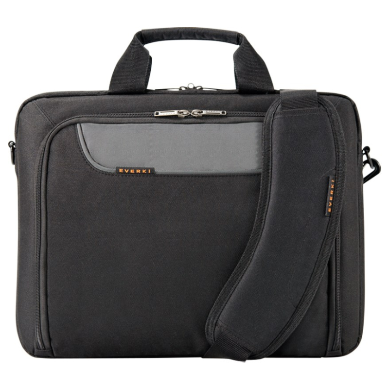 EVERKI Advance Laptop schoudertas - Tot 14,1 inch - Zwart fcc95f006d31363134c58260552c809d
