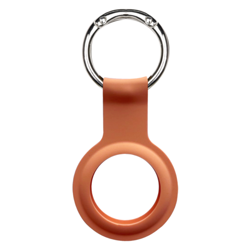 AirTag Sleutelhanger - Siliconen - Oranje ea6d57ca33c11d5a221303fe882a700e