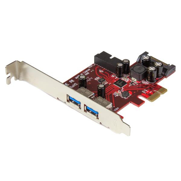 StarTech 4-poorts PCI Express USB 3.0 kaart - 2 extern, 2 intern - SATA-voeding